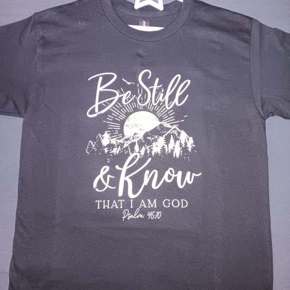 steel & stone clothing co Other - Be Still & Know Psalm Graphic Tee - Black Kids Short Sleeve